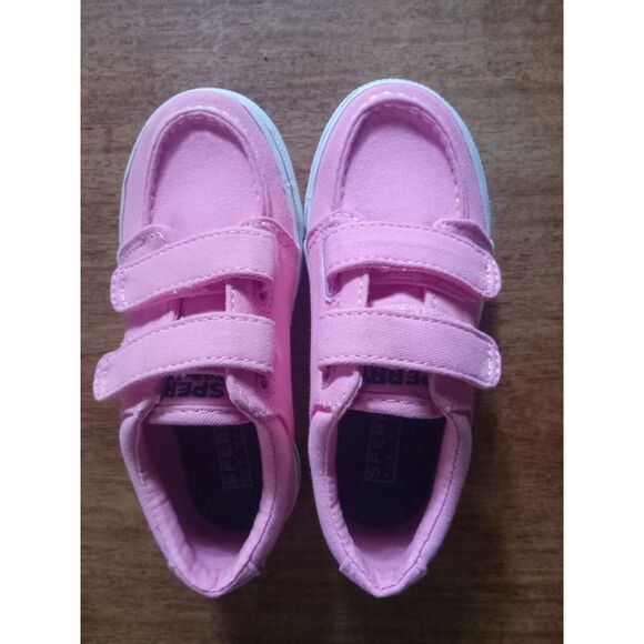 Kids SPERRY‎ Hallie H&L Top-Sider Pink Boat Shoes with Easy Closure 9 - Picture 1 of 8